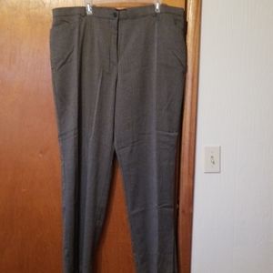 Womens tweed gray dress trousers